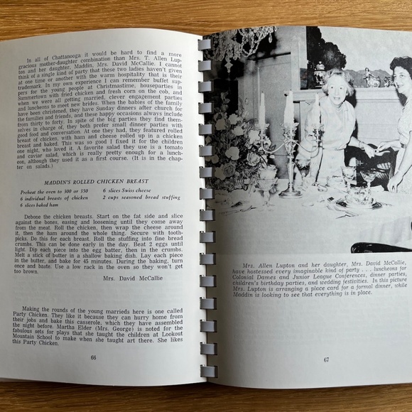 Helen Exum's Chattanooga Cookbook 1970 Tennessee Vintage Southern Collectible - Picture 3 of 10